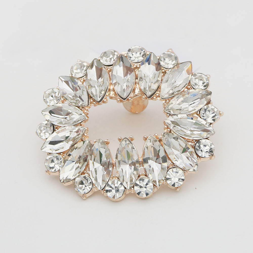 Crystal Rhinestone Removable Shoe Buckle Accessories