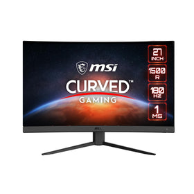 MSI Full HD Non-Glare 1ms 1920 x 1080 180Hz Refresh Rate Resolution Free Sync 27" Curved Gaming Monitor (G27C4 E3) - Black