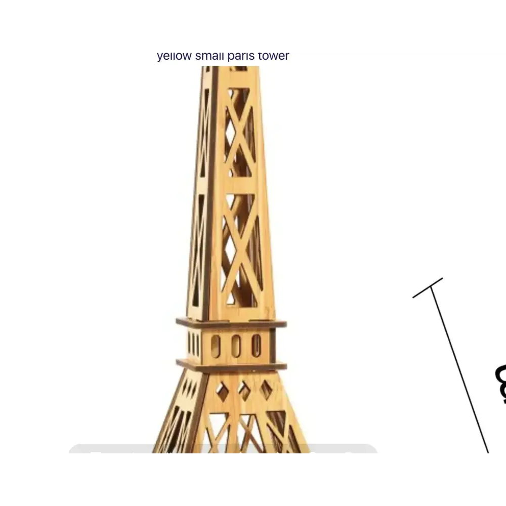 Eiffel Tower Dubai Hotel 3D Puzzle DIY Model Kit