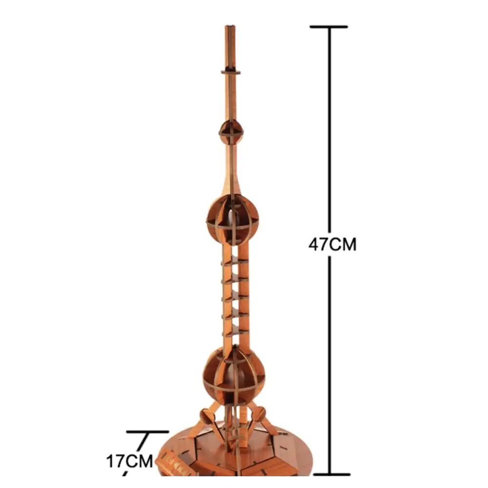 Eiffel Tower Dubai Hotel 3D Puzzle DIY Model Kit