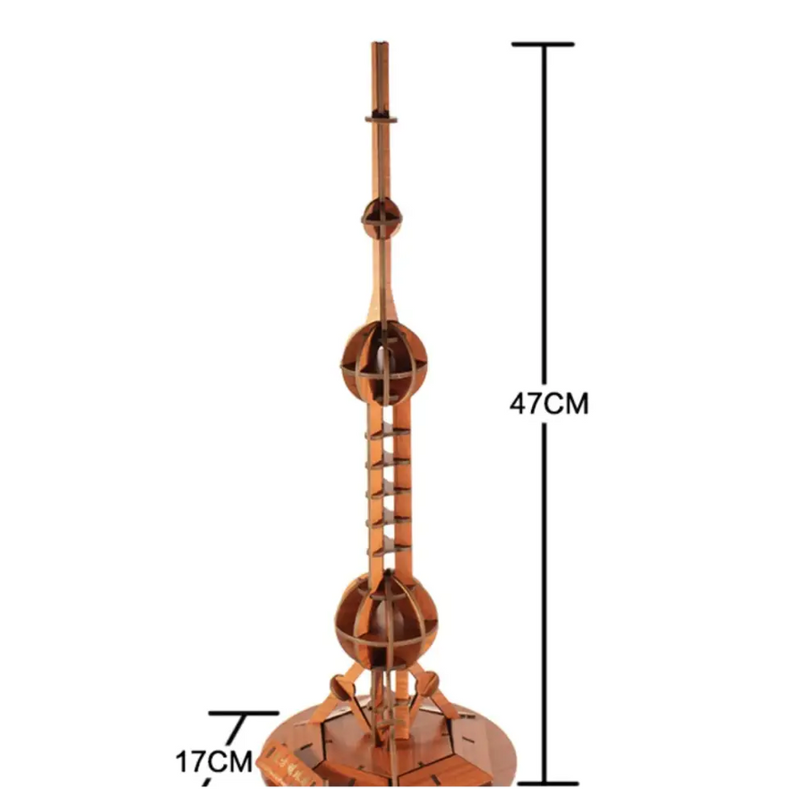 Eiffel Tower Dubai Hotel 3D Puzzle DIY Model Kit