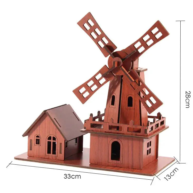 Eiffel Tower Dubai Hotel 3D Puzzle DIY Model Kit