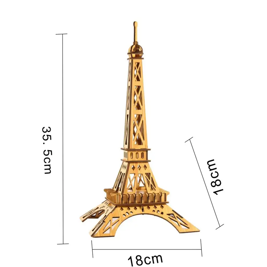 Eiffel Tower Dubai Hotel 3D Puzzle DIY Model Kit