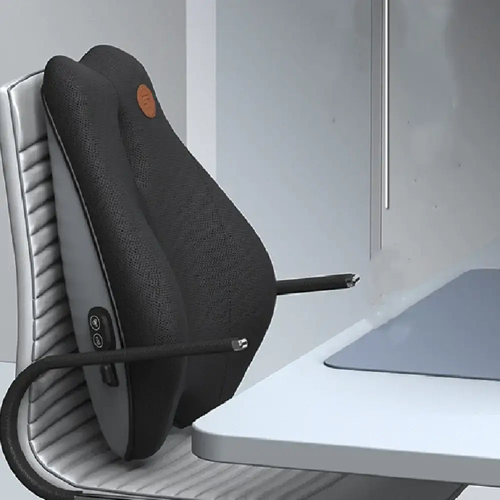 Electric Massage Memory Foam Waist Cushion for Office