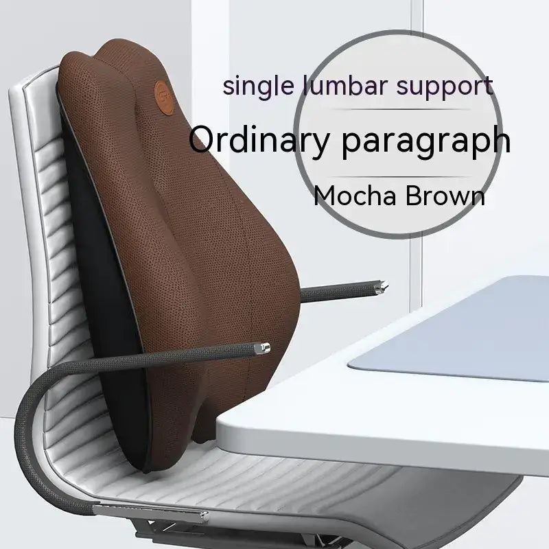 Electric Massage Memory Foam Waist Cushion for Office