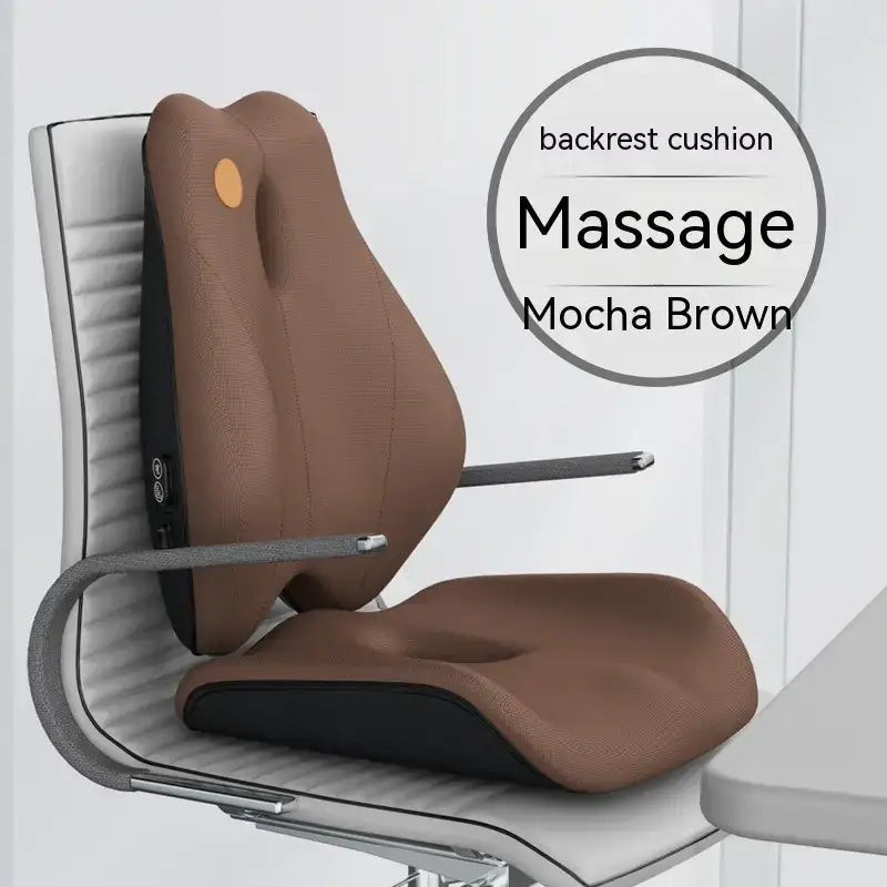 Electric Massage Memory Foam Waist Cushion for Office
