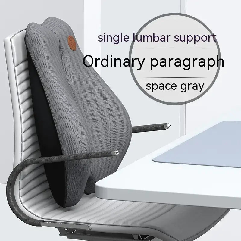 Electric Massage Memory Foam Waist Cushion for Office