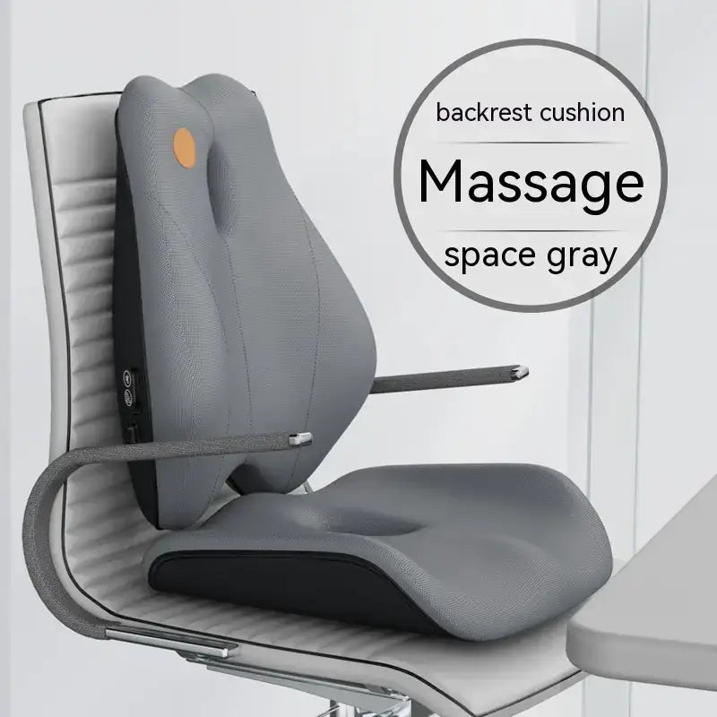 Electric Massage Memory Foam Waist Cushion for Office