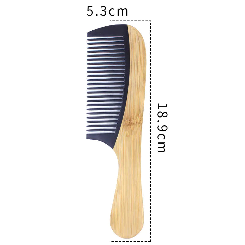 Bamboo Hair Comb for Women - Anti-Static Wooden Design - Joomcy