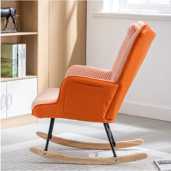 Fabric Rocking Chair In The Nursery