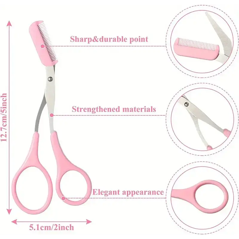 Eyebrow Scissors & Comb Set