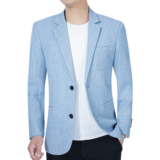Men's Slim Fit Business Casual Blazer for Spring/Fall