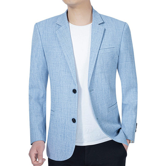 Men's Slim Fit Business Casual Blazer for Spring/Fall