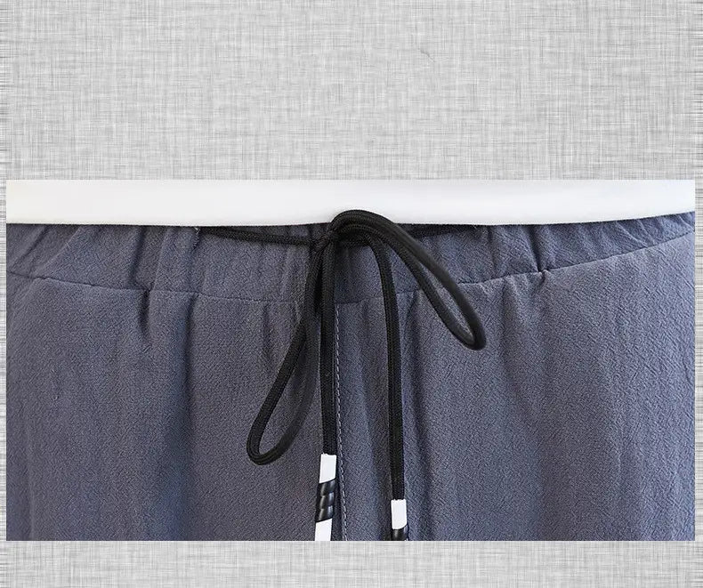 Men's Chinese Style Wide-leg Pants