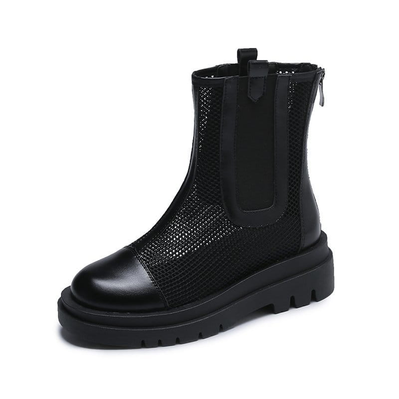 Women’s Summer Martin Round Toe Short Boots