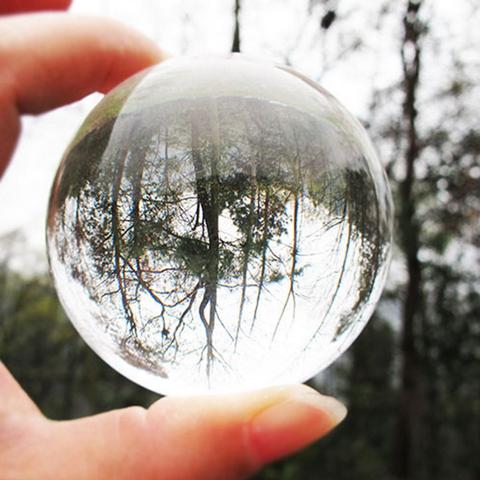 Crystal Ball Decor - Transparent Glass Feng Shui Item