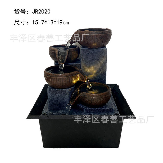 Home Decor Desktop Fountain for Office Feng Shui