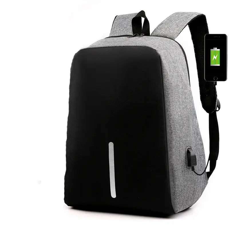 Fashion Anti-Theft Multi-Function USB Backpack for Men