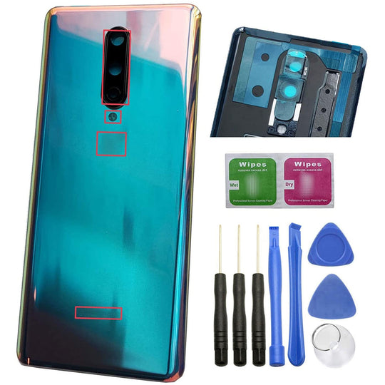 ubrokeifixit for OnePlus 8 Rear Panel Back Glass Door Cover Replacement for OnePlus 8 6.55"8 5G UW Verizon8 5G T-Mobile(NOT for 8 Pro 6.78"NOT for 8T 6.55") (1+8 6.55"/Glow/Camera Lens)