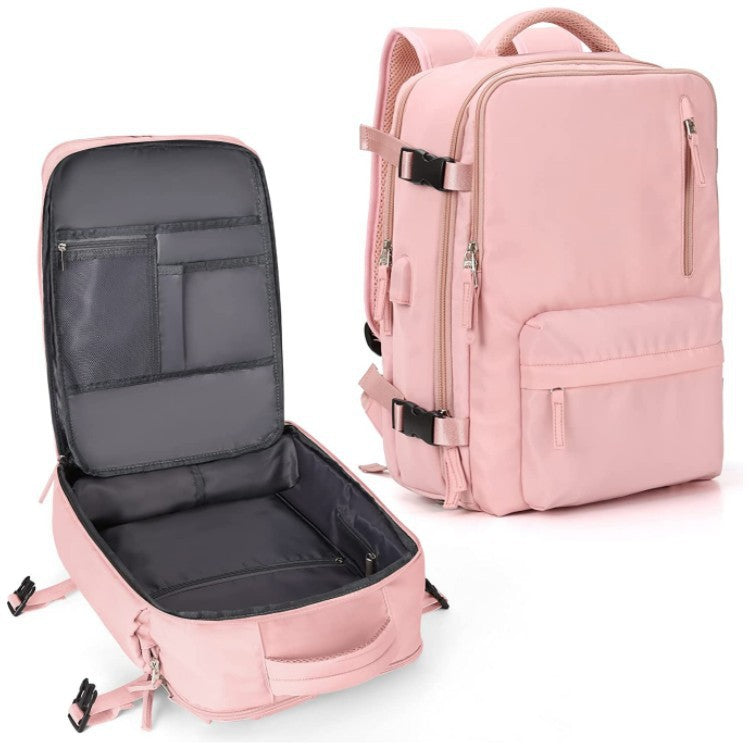 USB Rechargeable Women's Large-capacity Travel Backpack