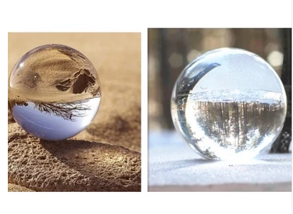 Crystal Ball Decor - Transparent Glass Feng Shui Item