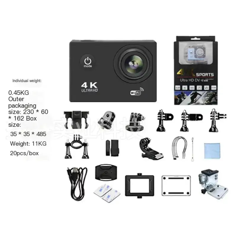 F71 4K Waterproof Action Camera for Outdoor Diving