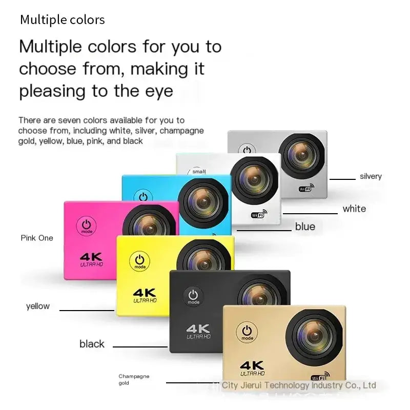 F71 4K Waterproof Action Camera for Outdoor Diving