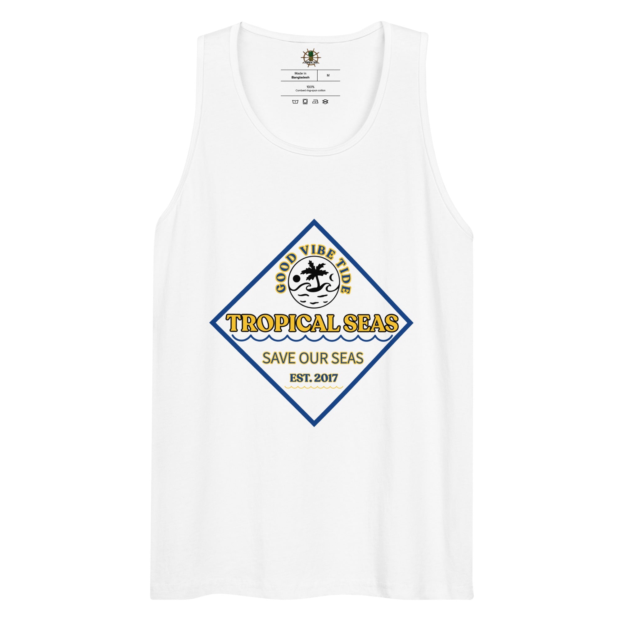 Men's Premium Save the Seas Tank Top