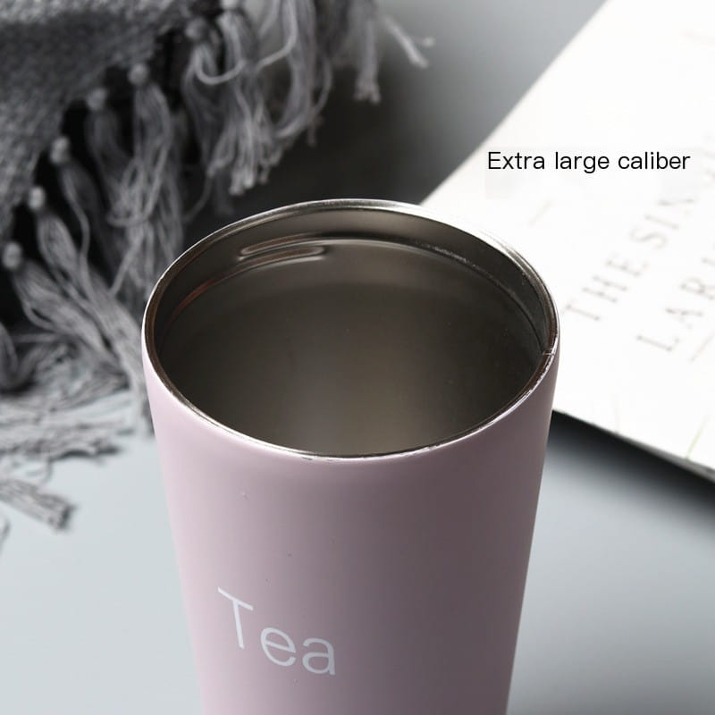 304 Stainless Steel European Straw Coffee Cup Travel Mug