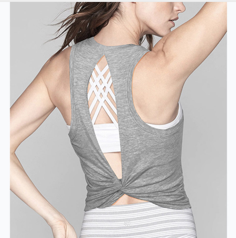 Sleeveless Sports Tank Top for Yoga and Fitness