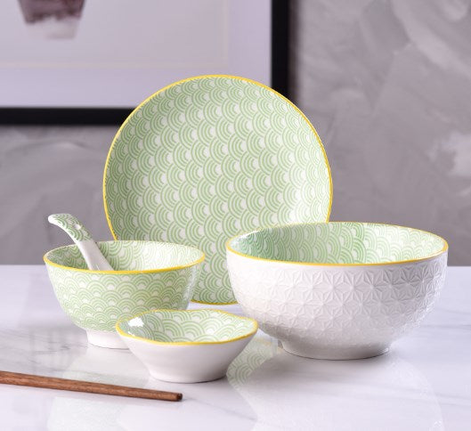 Creative Ceramic Dinnerware Set in Nordic Style