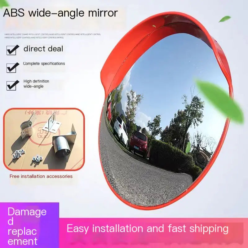 HD Wide Angle Convex Mirror for Traffic Safety - Joomcy