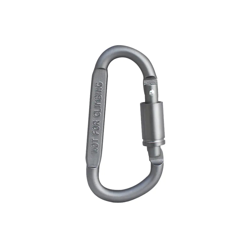 Portable Aluminum Alloy D-Shaped Carabiner Clip - Joomcy