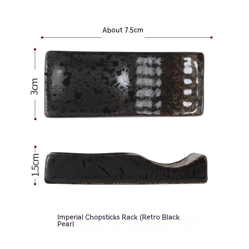 Ceramic Chopstick Holder for Table Settings and Restaurants