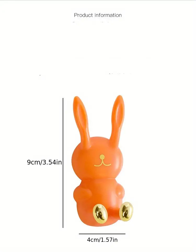 Cute Rabbit Bathroom Toothbrush Holder and Hook Storage