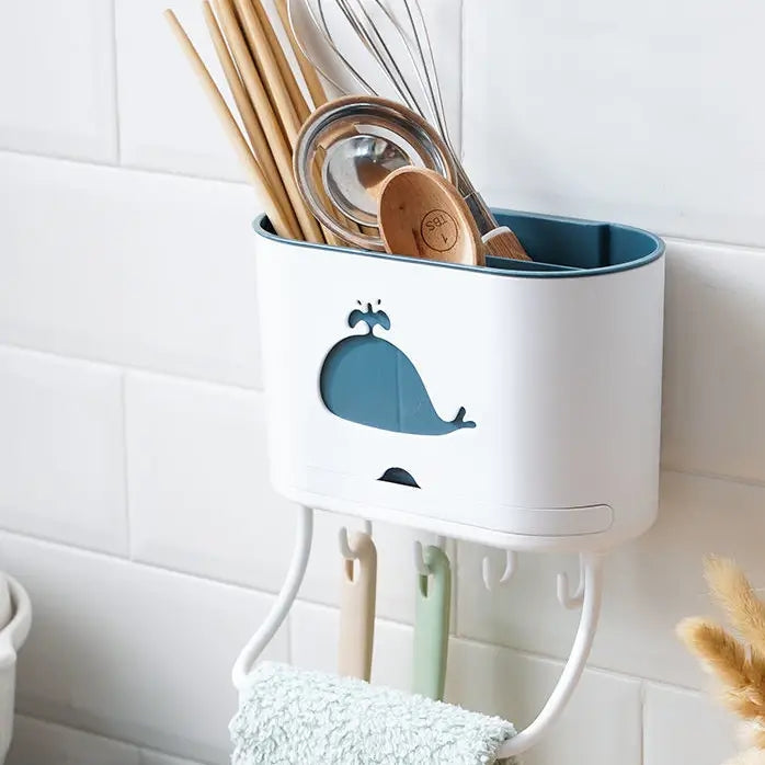 Chopsticks Holder Wall Hanging Kitchen Storage Basket