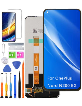 Screen Replacement for Oneplus Nord N200 5G DE2118 DE2117 LCD Display Touch Digitizer Assembly + Tools