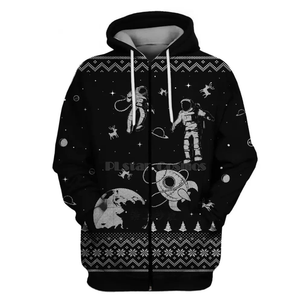3D Digital Print Hoodie for Couples - Casual Style
