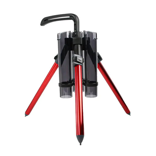 Fishing Rod Holder 3-TudePortable Fishing Rod Holder Fishing Pole Stand Holds Vertical Rod Rack Up to 3 Rods Outdoor Fishing Gear Equipment OrganizerSafely for All Fishing Rods or Combos
