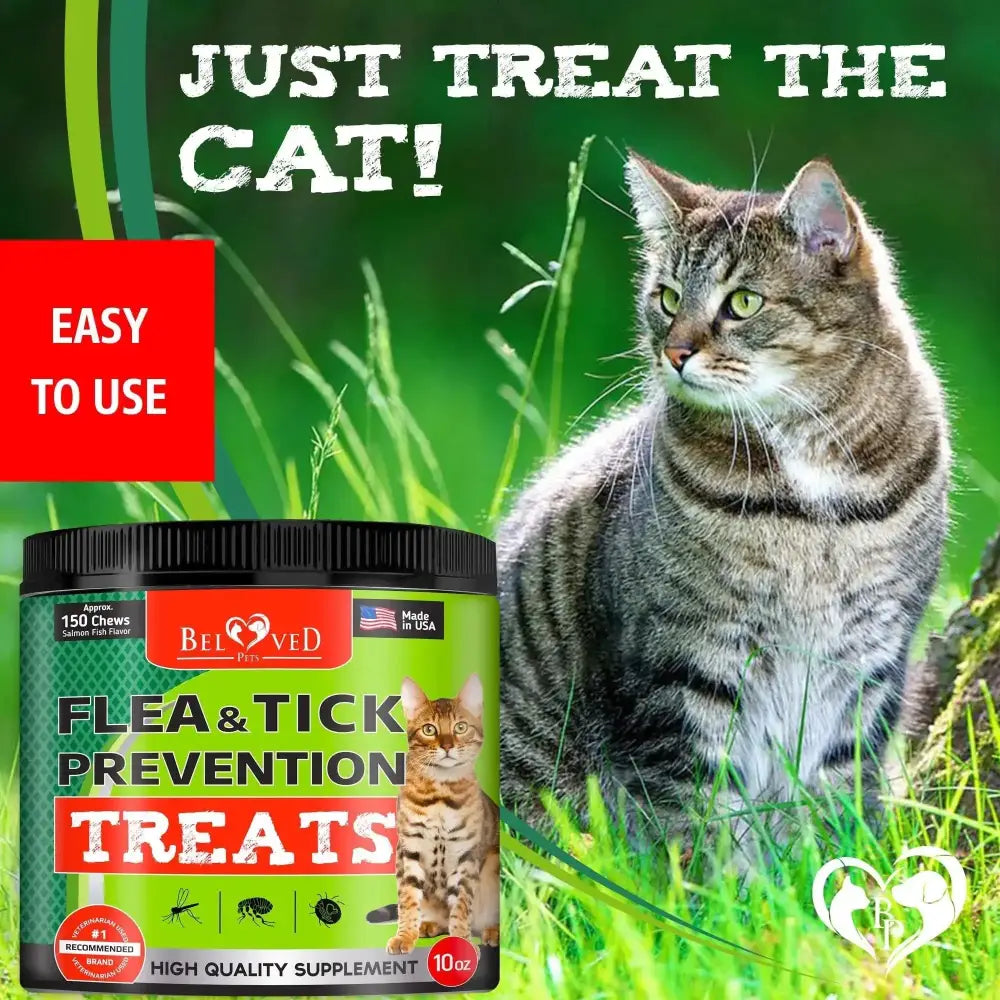 Flea And Tick Prevention Chewable Pills For Cats Revolution Oral Flea Treatment For Pets Pest Control & Natural Defense Chewables Small Tablets Salmon Fish Taste CANNOT Be Listed For Sale On Amazon