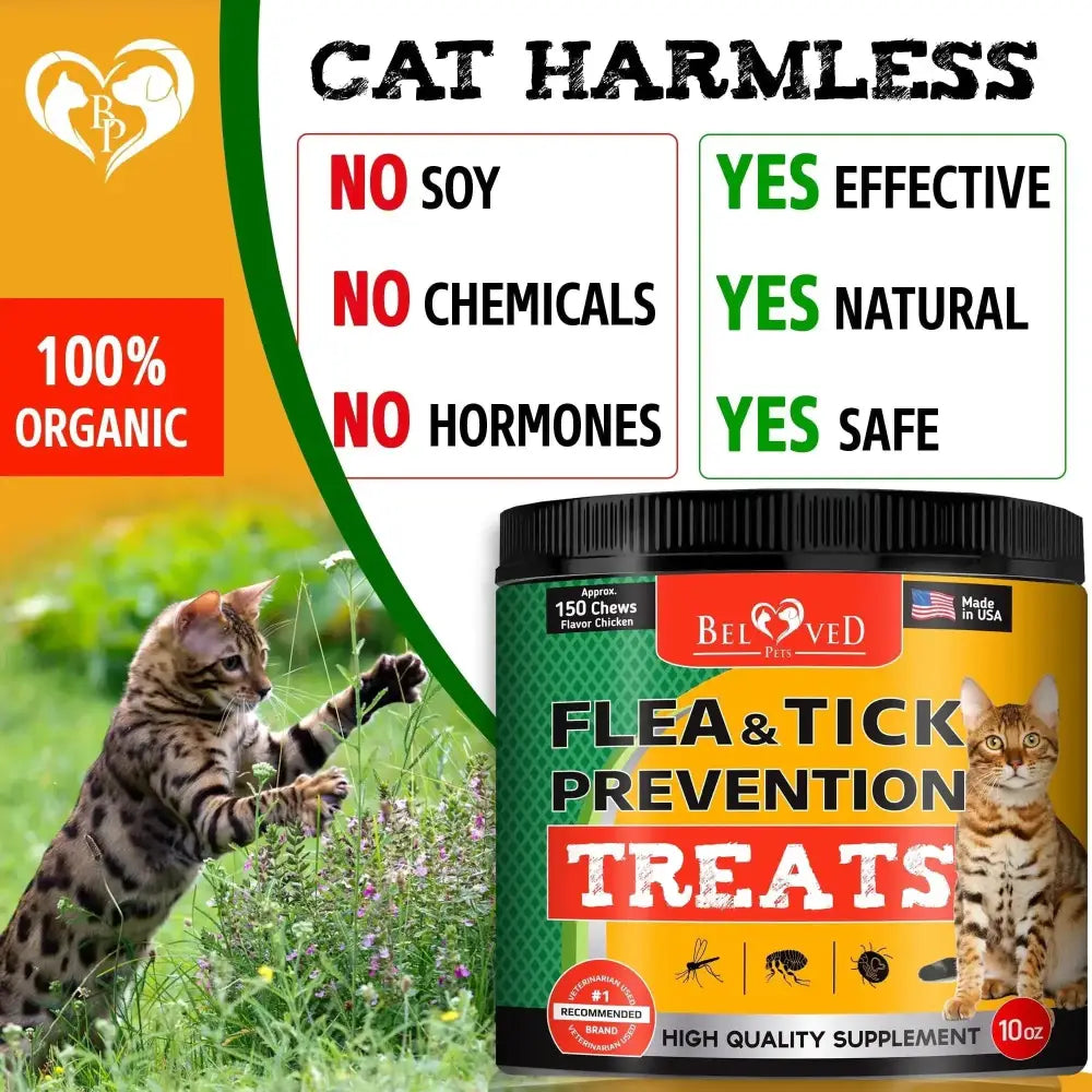 Flea And Tick Prevention Chewable Pills For Dogs And Cats Revolution Oral Flea Treatment For Pets Pest Control Natural Defense Chewables Small Tablets Chicken FLavor For Cats CANNOT Be Listed For Sale