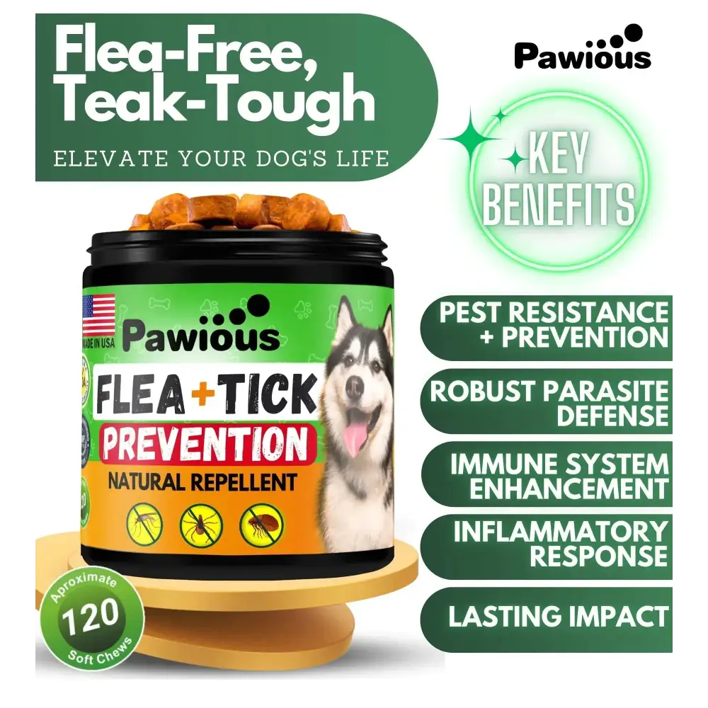 Flea And Tick Prevention For Dogs Chewables Natural Dog Flea And Tick Control Supplement Flea & Tick Chews For Dogs Oral Flea Pills For Dogs Pest Defense All Life Stages CANNOT Be Listed For Sale
