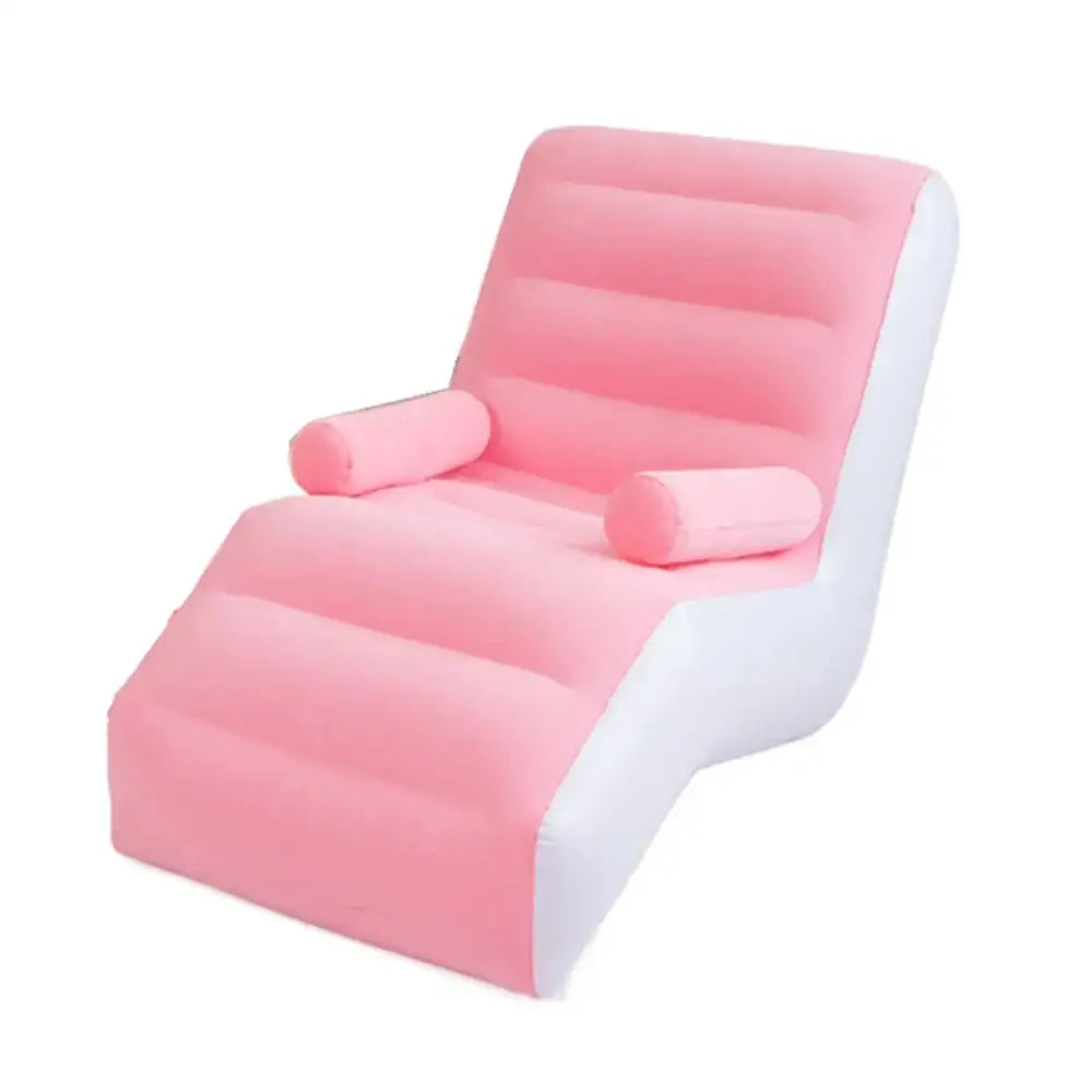 Foldable Portable Inflatable S-Shaped Sofa Bed