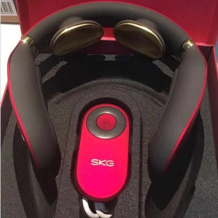 SKG4098 Red Premium Neck Massager with Remote - Joomcy