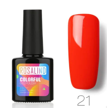 ROSALIND Solid Color UV Nail Gel Polish 10ml