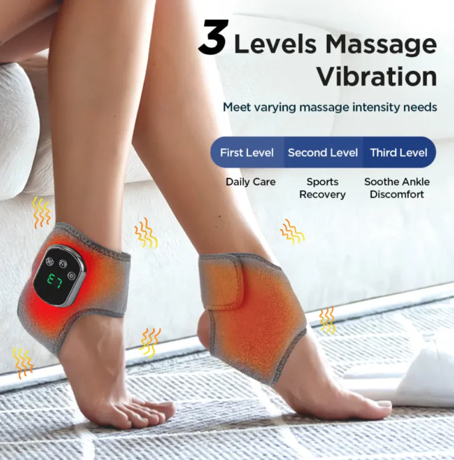 Heated Vibration Ankle Support