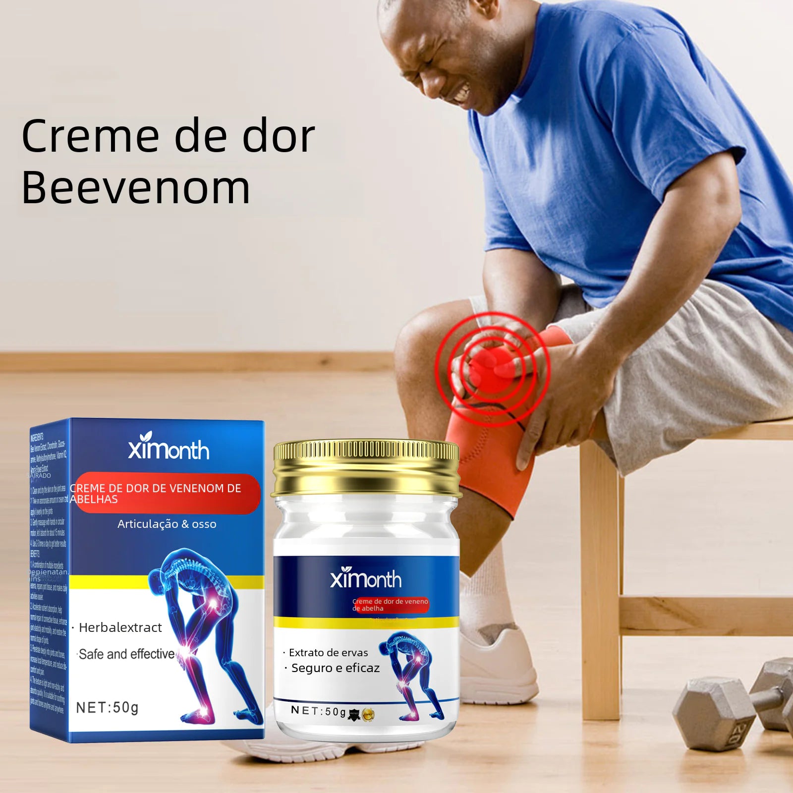Ximonth Bee Venom Joint Care Cream for Pain Relief - Joomcy