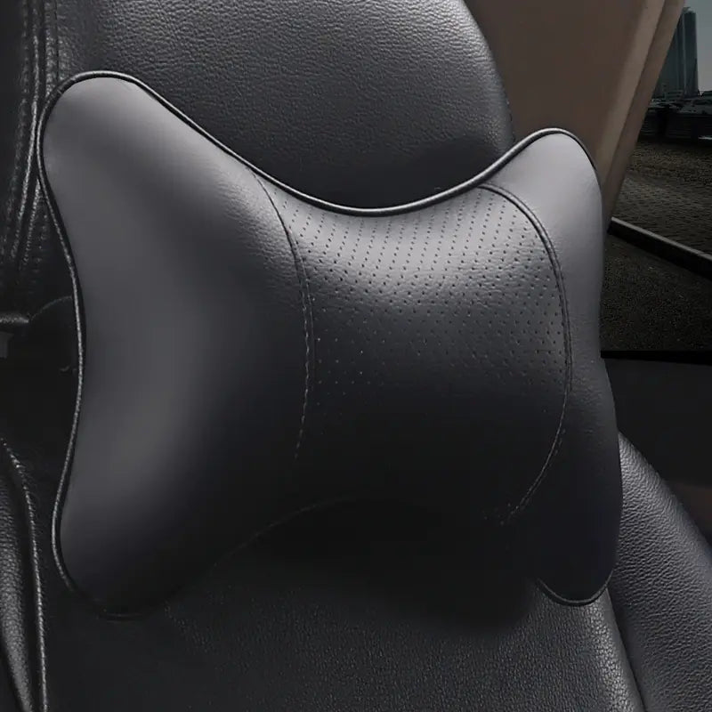 Leather Car Neck Pillow and Headrest - Joomcy