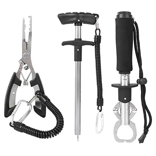 Bnineteenteam Fishing Pliers & Fish Lip & Fish Hook Remover Multifunction Combination Fishing Tool Kit Fishing Gifts for Men