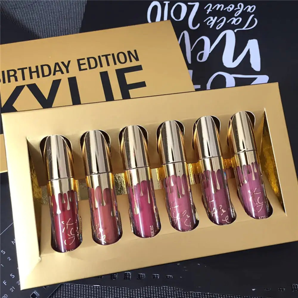 Gold 6 Lip Colors - Kelly Kim Birthday Edition - Joomcy